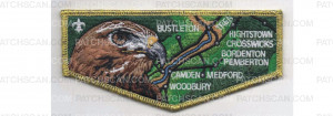 Patch Scan of Jamboree Lodge Flap Gold Border (PO 87114)