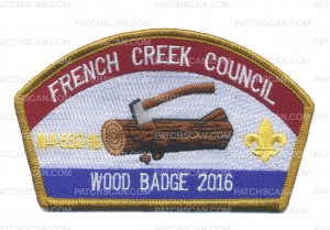 Patch Scan of Wood Badge 2016 FCC