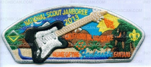 Patch Scan of California Inland Empire Council - Black guitar