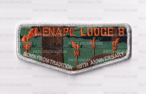 Patch Scan of Lenape Lodge 10th Anniversary Flap