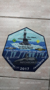 Patch Scan of CRC National Jamboree 2017 Back Patch #10