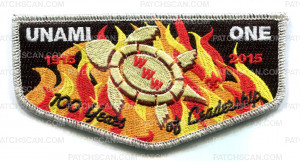 Patch Scan of Unami One 100 Years of Leadership 