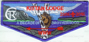 Patch Scan of Kittan Lodge Flap