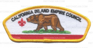 Patch Scan of California Inland Empire Council CSP gold border