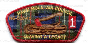 Patch Scan of Hawk Mt Council Leaving A Legacy N6-528-15