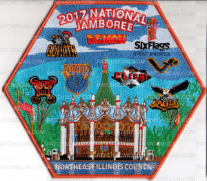 Patch Scan of Alternate Center NEIC Six Flags 2017 National Jamboree