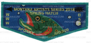 Patch Scan of Montana Artist Series 2018 300 flap