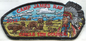 Patch Scan of 34785 - Circle Ten Council Camp James Ray 2014 CSP