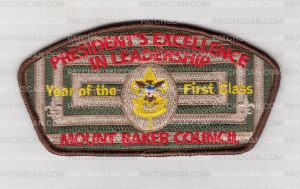 Patch Scan of President Excellence in Leadership CSP 2022 Second Class