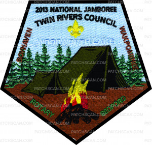 Patch Scan of 2013 Jamboree-Twin Rivers Council-# 213998