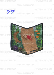Patch Scan of Ohlone 63 NOAC 2022 pocket patch black border
