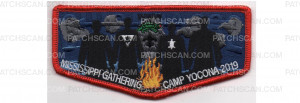 Patch Scan of Mississippi Gathering 2019 Flap (PO 88915)