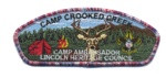 Camp Crooked Creek- Camp Ambassador  Lincoln Heritage Council #205