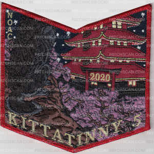 Patch Scan of Kittatinny NOAC 2020 Pocket Patch
