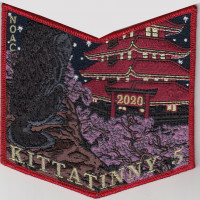 Kittatinny NOAC 2020 Pocket Patch Hawk Mountain Council #528