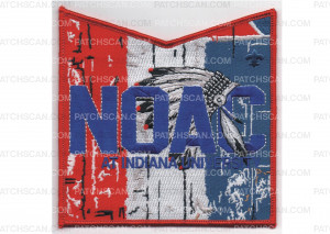 Patch Scan of 2018 NOAC Pocket Patch Red border (PO 87845)