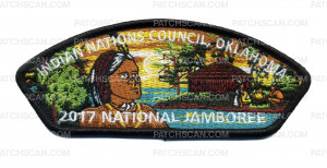 Patch Scan of Indian Nations Council- 2017 National Jamboree- LR6540-5A