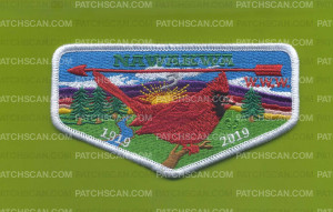 Patch Scan of Heart of Virginia - Nawakwa 1919 - 2019 White Border