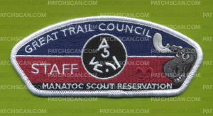 Patch Scan of Manatoc Scout Reservation - Staff