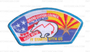 Patch Scan of K124067 - GRAND CANYON COUNCIL - WALPI KIVA 432 WWW IT STARTS WITH US CSP (INDIVIDUALLY NUMBERED)