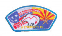 K124067 - GRAND CANYON COUNCIL - WALPI KIVA 432 WWW IT STARTS WITH US CSP (INDIVIDUALLY NUMBERED) Grand Canyon Council #10