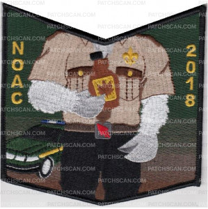 Patch Scan of Woapeu Sisilija Lodge NOAC 2018 B Pocket