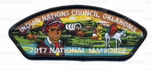 Patch Scan of Indian Nations Council- 2017 National Jamboree- LR6540-2a