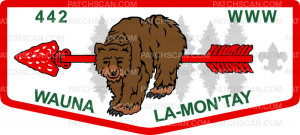 Patch Scan of 442324 Wauna La-Mon'Tay Lodge Flap