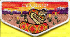 Patch Scan of Cahuilla 127 WWW - lodge pocket flap 