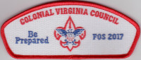Colonial Virginia CSP FOS Red Border Colonial Virginia Council #595