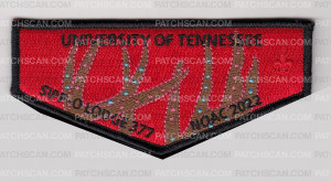 Patch Scan of Sipp-o-lodge 377 NOAC 2022 Red Set