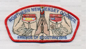 Patch Scan of Friends of Scouting 2016 Duty to God and Country