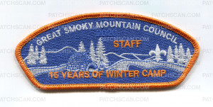 Patch Scan of GSMC- 15 years of Winter Camp Staff 