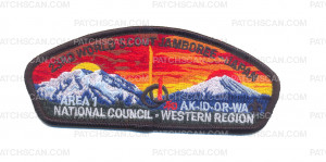 Patch Scan of K124545 - WR Troop 70301 - Western Region Area 1 JSP