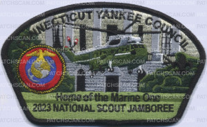 Patch Scan of 457422 Home of Marine One  2023 National Scout Jamboree 