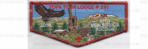 Patch Scan of Trade-O-Ree Flap Metallic Red Border (PO 87424)