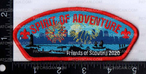 Patch Scan of  Spirit of Adventure Friends of Scouting 2020