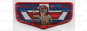 Patch Scan of 50th Anniversary Lodge Flap (PO 100967)