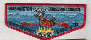 Patch Scan of WCC Ajapeu 2 Kitchen Staff Flap - Red