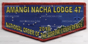 Patch Scan of LODGE 47 FLAP 3 MET RED