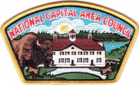 NCAC Buffalo Wood Badge CSP Gold Border National Capital Area Council #82