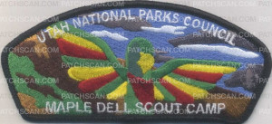 Patch Scan of Utah National Parks Maple Dell - Thunderbird  csp