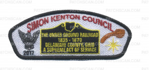 Patch Scan of The Underground Railroad - Simon Kenton Council 