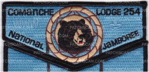Patch Scan of Comanche Lodge 254 2017 National Jamboree Set OA Flap