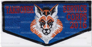 Patch Scan of Takhonek Lodge Service Corp 2016 Flap