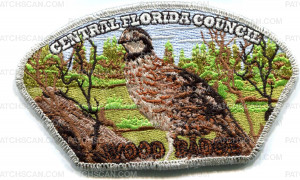 Patch Scan of CENTRAL FLORIDA WOODBADGE BOB WHITE SMY