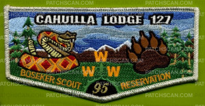 Patch Scan of Cahuilla Lodge 127 Camp Emerson - Pocket Flap