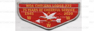 Patch Scan of Cheerful Service Flap (PO 89006)