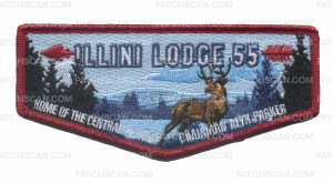 Patch Scan of Illini Lodge 55 Home of the Central Region Chairman flap