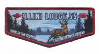 Illini Lodge 55 Home of the Central Region Chairman flap Prairielands Council #117